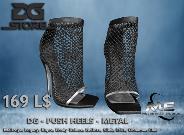 DG - Push Heels - Metal - Box