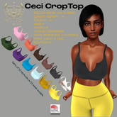 WN  Ceci CropTop - Set of 12 for Classic-SLBody