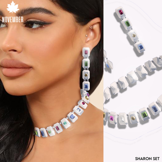 Nov-Sharon Gem Necklace