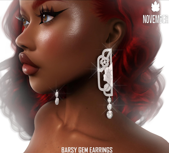 Nov-Barsy Flower Earring (S)