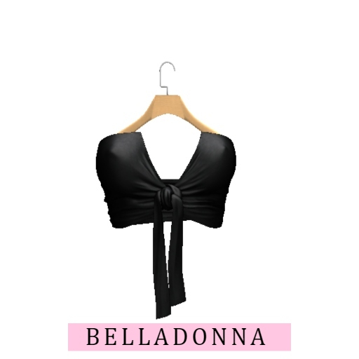 BELLADONNA - Diva Top BLACK