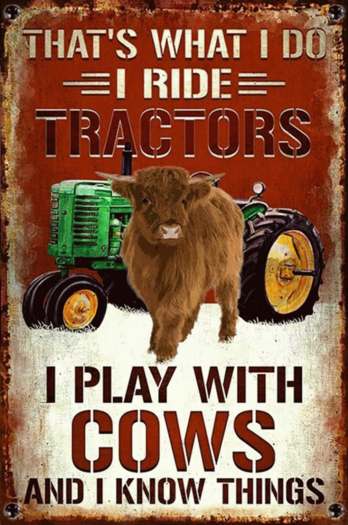 Funny Cow Sign