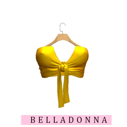BELLADONNA - Diva Top YELLOW