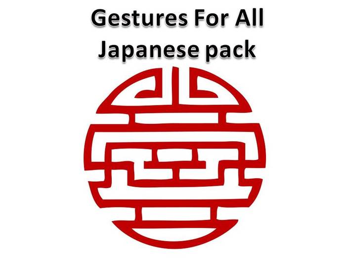 Gesture  Japanese  pack