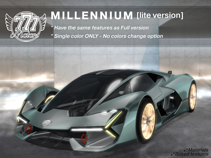 [777-lite] MILLENNIUM - Slate (rez&touch)