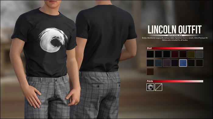 [Kauston] Lincoln Outfit - Shirt (Blue)