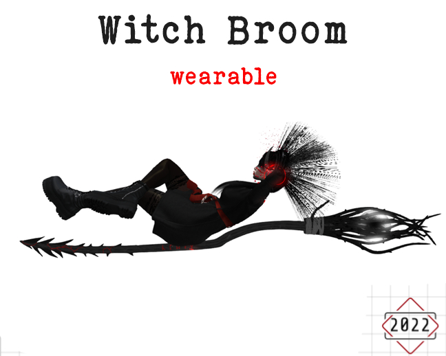 Witch Broom Wearable 