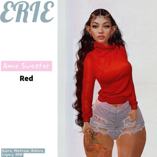 Erie [Amie sweater][red]