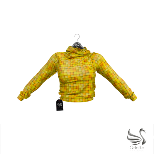 Odette - Winter Shirt Yellow Pattern