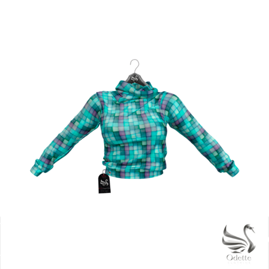 Odette - Winter Shirt Blue Pattern