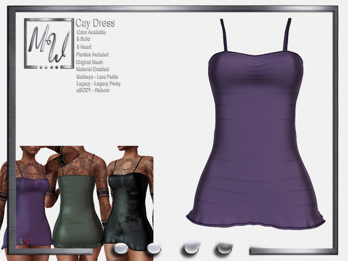 MW - Cay Dress - Purple  (Add me)