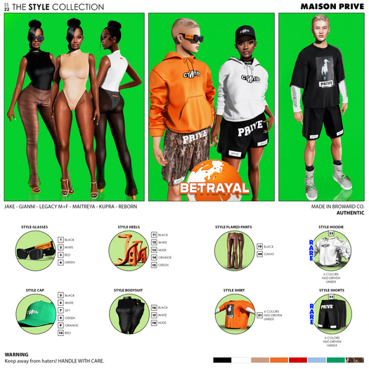 22. BETRAYAL STYLE Hoodie RARE