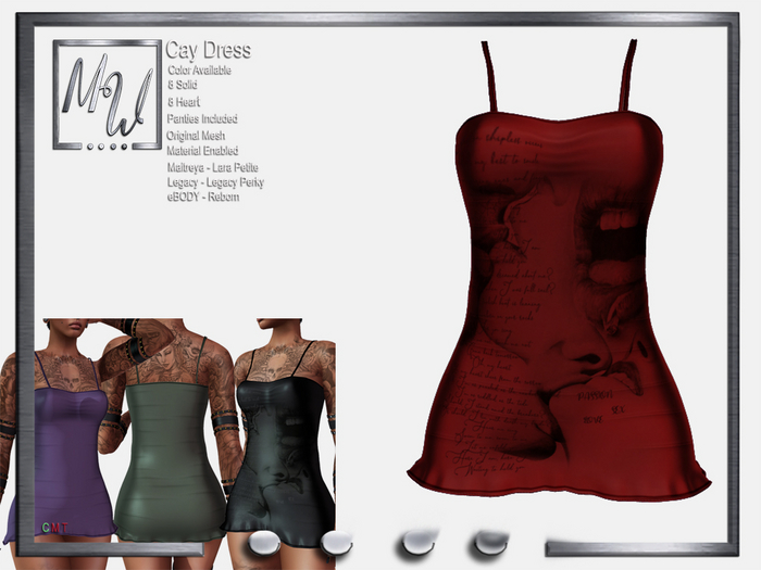 MW - Cay Dress - Love Red  (Add me)