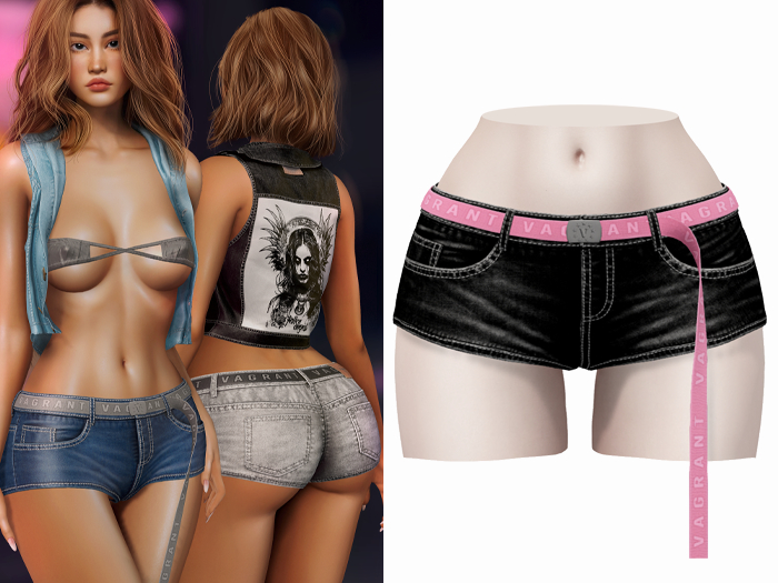 -[ vagrant ]- Vittoria Shorts - Black