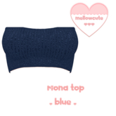 mellowcute-riona top-blue