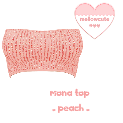 mellowcute-riona top-peach