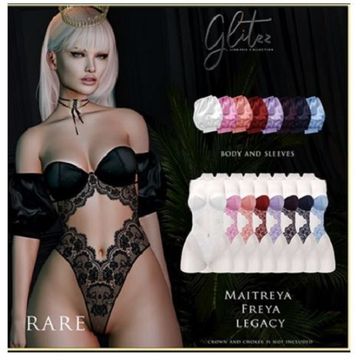 1. [Glitzz] Laura Set - Black - Legacy RARE