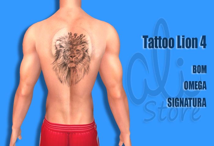 [ALI] UP Tattoo Lion 4