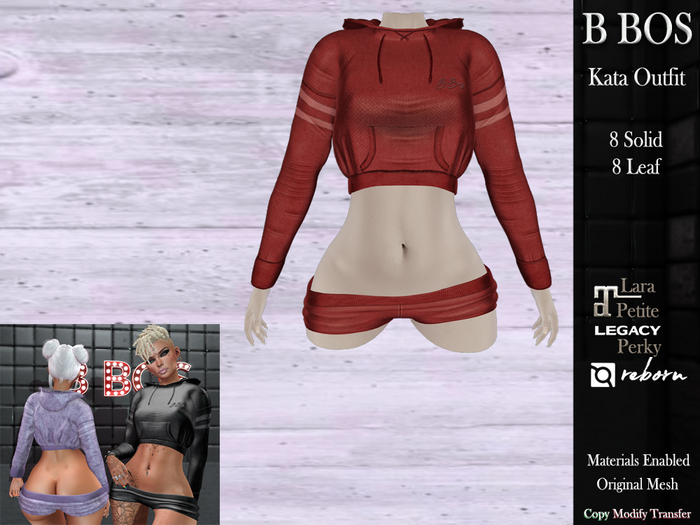 B BOS - Kata Outfit - Red (Add me)
