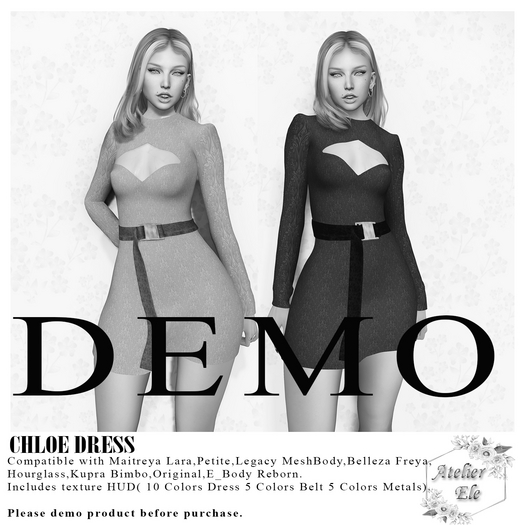 * DEMO * {AE} CHLOE DRESS