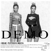 * DEMO * {AE} CHLOE  PATTERNS DRESS