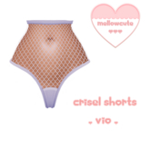 mellowcute-crisel shorts-vio