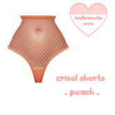mellowcute-crisel shorts-peach