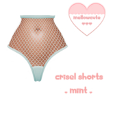 mellowcute-crisel shorts-mint