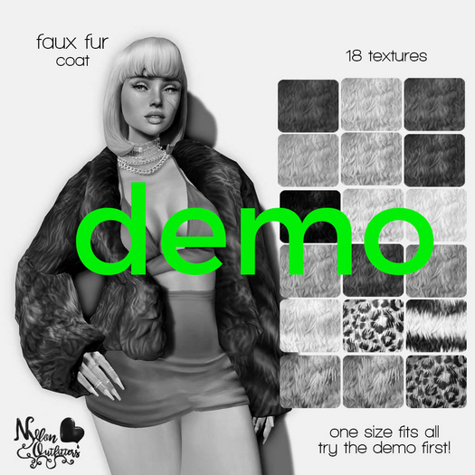 (NO) Faux Fur Coat - Demo