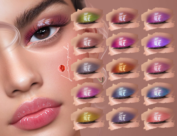Lempika - 15 Eyeshadow Lelutka Evox #1 -DEMO-