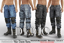 Demo Polar Male Pants Fatpack jeans - Denim- Signature Gianni, Belleza Jake , Legacy - FashionNatic