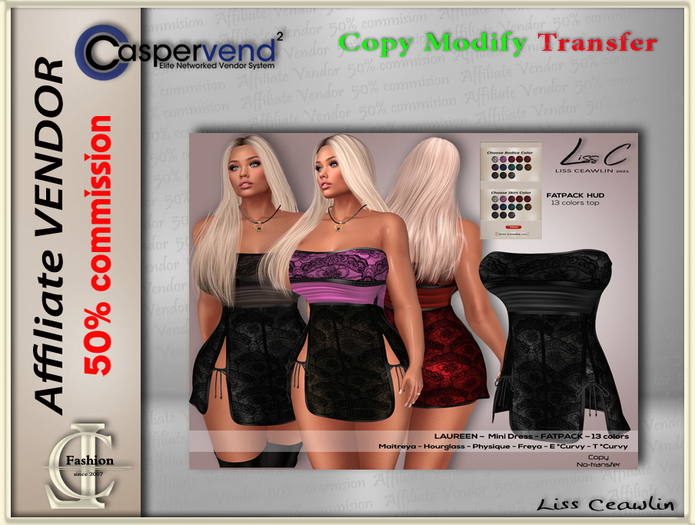 LC Affiliate Vendor - Laureen Dress [8 vendors]