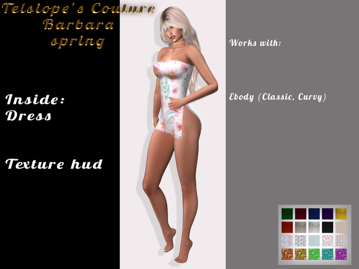 Telsiope's Couture Barbara spring ebody