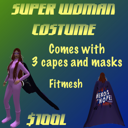 Relay Super Woman Costume