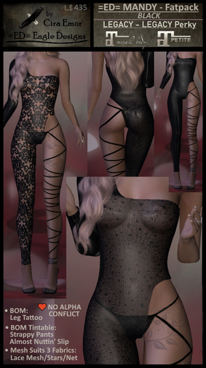 =ED= MANDY - (Black) - [M/MP/L/LP]