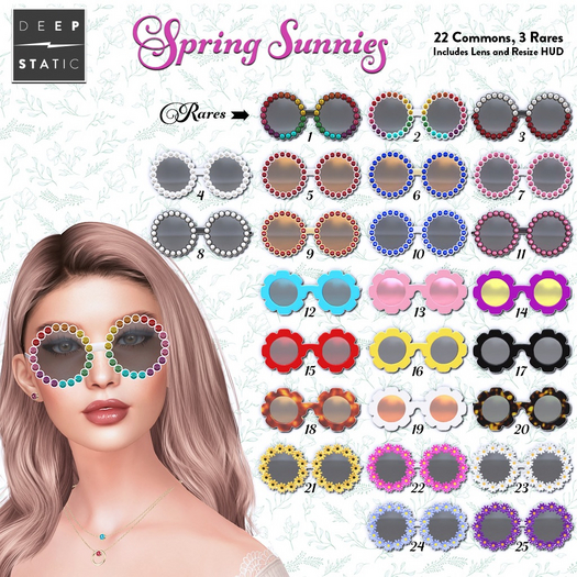 2. DEEP STATIC - Spring Sunnies - Rainbow Day RARE