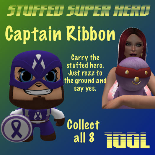 Captain Ribbon Stuffie Carry (Rezz me)
