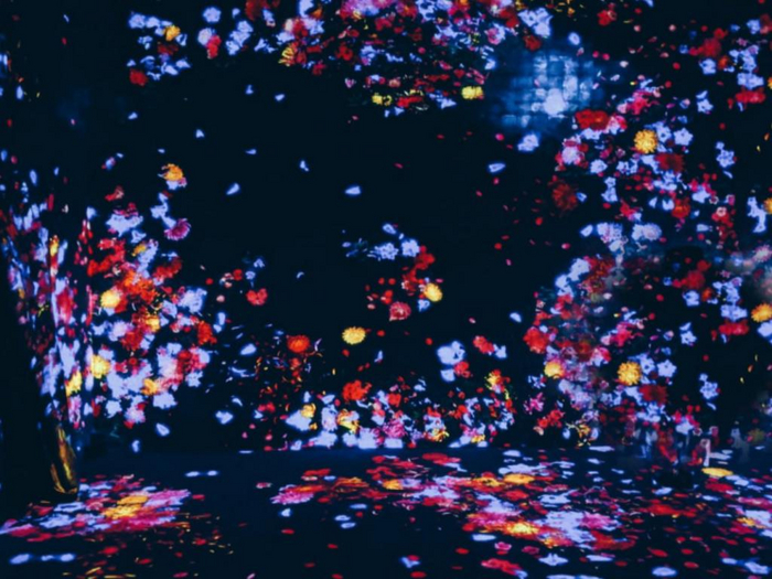 Flower Confetti Texture