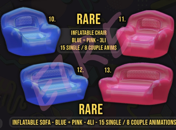 12. Flashback Collection - Inflatable Sofa - B RARE