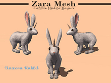 ZM - Fantasy - Unicorn Rabbit - FULL PERM MESH