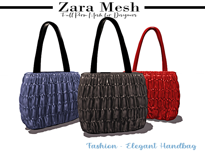 ZM - Fashion - Elegant Handbag - FULL PERM MESH