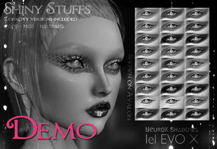 ~Shiny Stuffs~ DEMO Lelutka EvoX NeuroX Shadows 