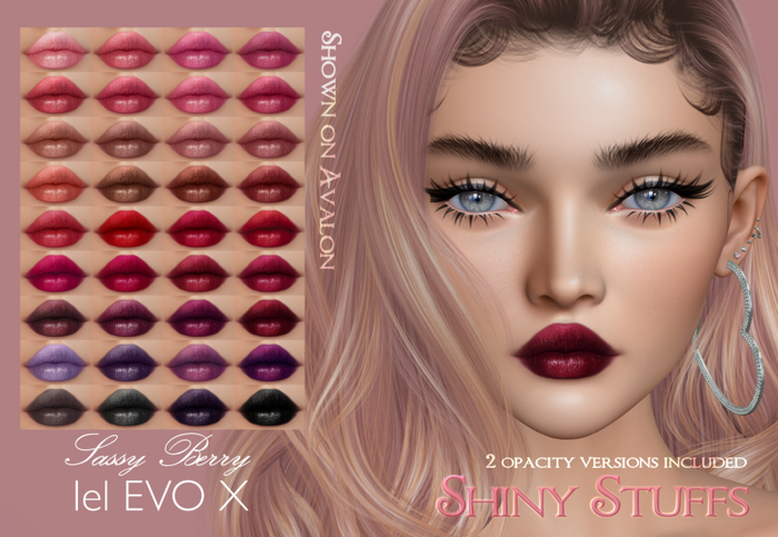 ~Shiny Stuffs~ Lelutka EvoX Sassy Berry