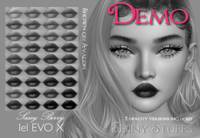 ~Shiny Stuffs~ DEMO Lelutka EvoX Sassy Berry 
