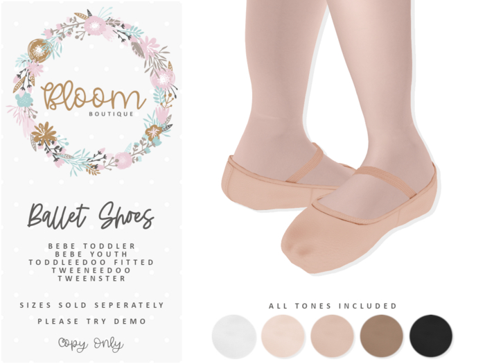 Bloom Ballet Shoes - Bebe Toddler Fatpack