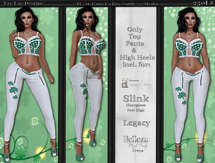 *Tay-Lay-Designs* St. Patrick's Day-Outfit 25 (Mesh)