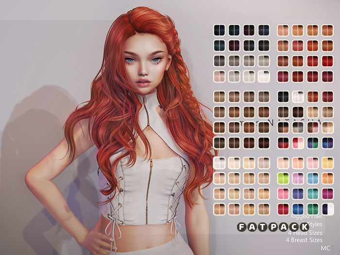 [monso] Natasha Hair /Fatpack
