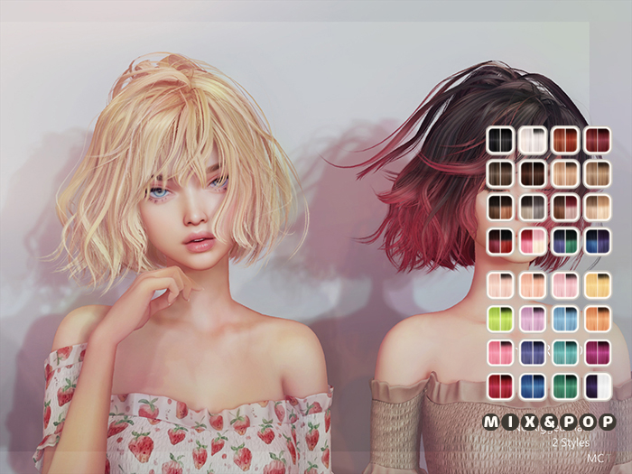 [monso] Ruda2 Hair /Mix & Pop