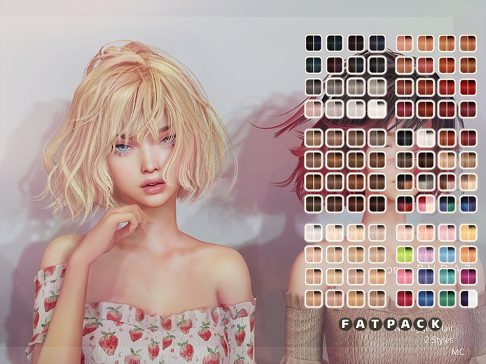 [monso] Ruda2 Hair /Fatpack