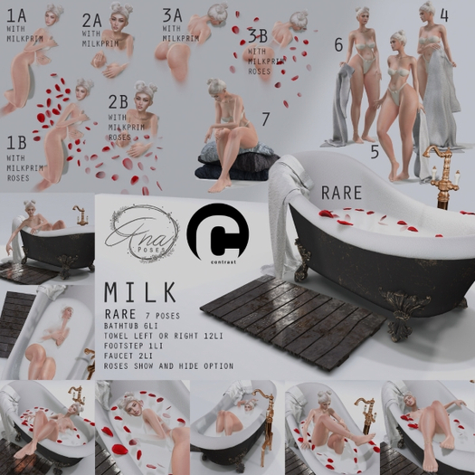 Ana Poses & Contrast - Milk A2